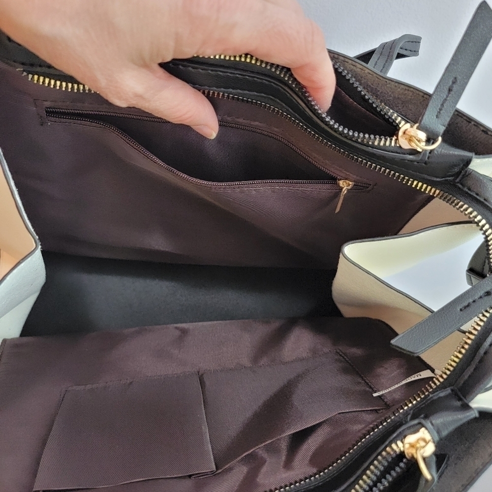 Casmonal Vegan Leather. Black and White - Picture 8 of 11